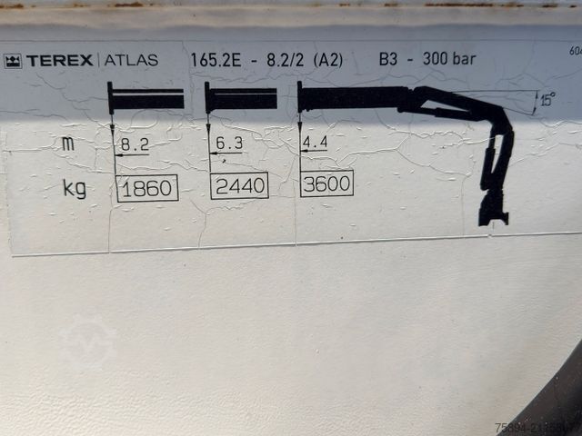 Кран-манипулятор на шасси грузовика MAN TGA 26.390 * TEREX ATLAS 165.2E - 8.2/2 + FUNK