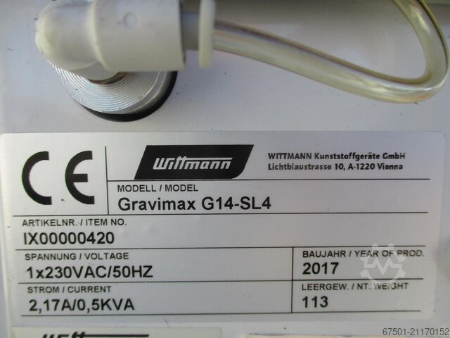 搅拌机 WITTMANN GRAVIMAX G14 SL 4 (3402)
