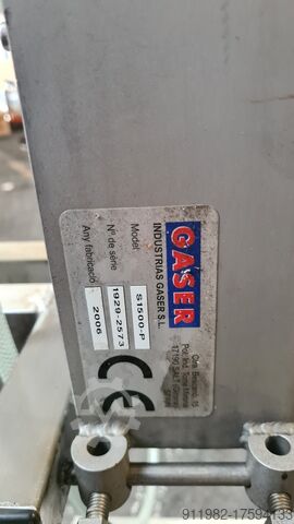 Máquina procesadora de carne Gaser Formeuse de boulettes S-1500-P