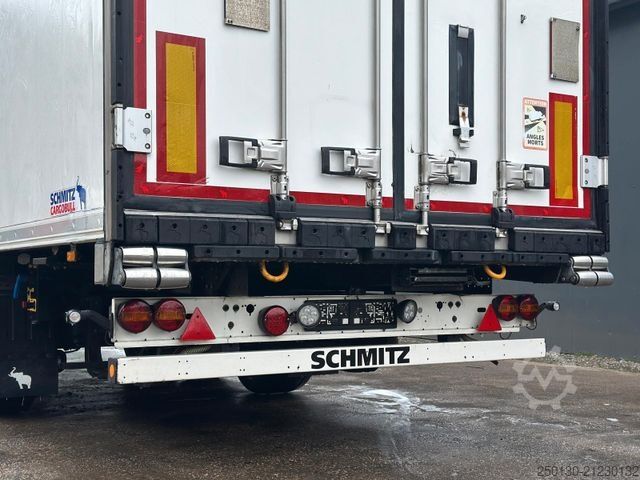 Reefer semitrailer SCHMITZ CARGOBULL SCB Tiefkoffer mit Rohrbahnen & Paletten Kiste