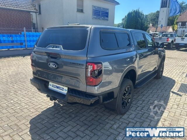 Furgão de cabina dupla Ford Ranger Limited e-4WD Doppelkabine Hardtop AHK-abnehmbar Navi Leder Digitales Cockpit
