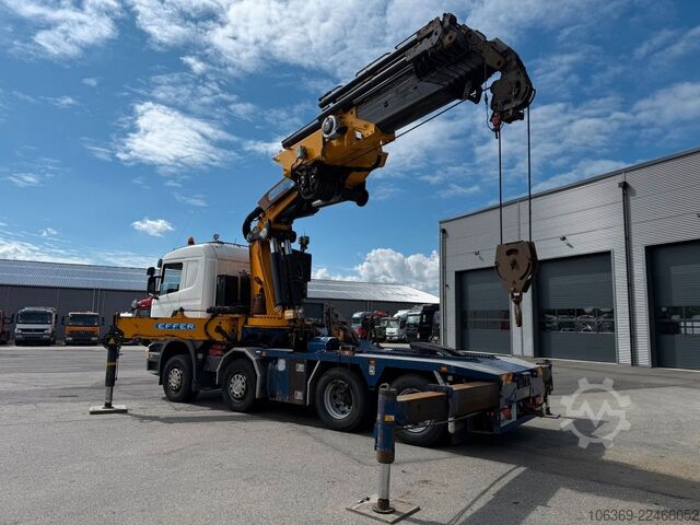 Standard SZM SCANIA R500 8X4 Kran / Crane EFFER 1355 8/S Winch