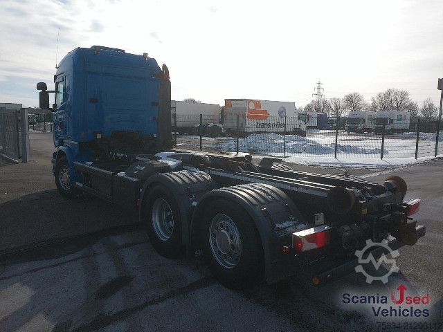 Āķa konteineru automašīna Scania R 450 LB6x2*4HNA Abrollkipper Meiller RK20.65