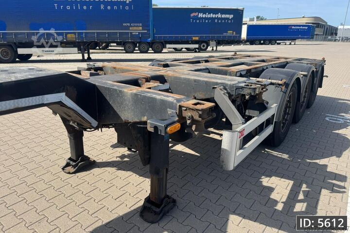 Konténerszállítás Pacton TXD 339 Multi / 2x Extandable / Lift axle / NL ...