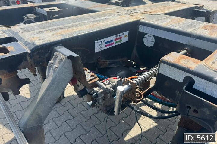 Konténerszállítás Pacton TXD 339 Multi / 2x Extandable / Lift axle / NL ...