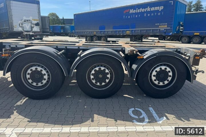 Konténerszállítás Pacton TXD 339 Multi / 2x Extandable / Lift axle / NL ...