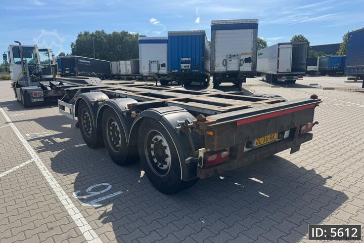 Konténerszállítás Pacton TXD 339 Multi / 2x Extandable / Lift axle / NL ...