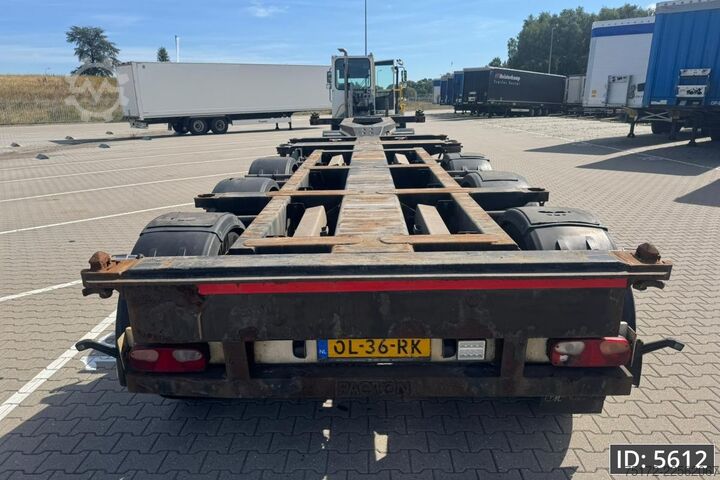 Konténerszállítás Pacton TXD 339 Multi / 2x Extandable / Lift axle / NL ...