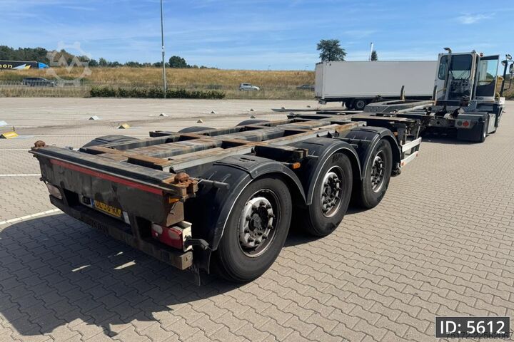 Konténerszállítás Pacton TXD 339 Multi / 2x Extandable / Lift axle / NL ...