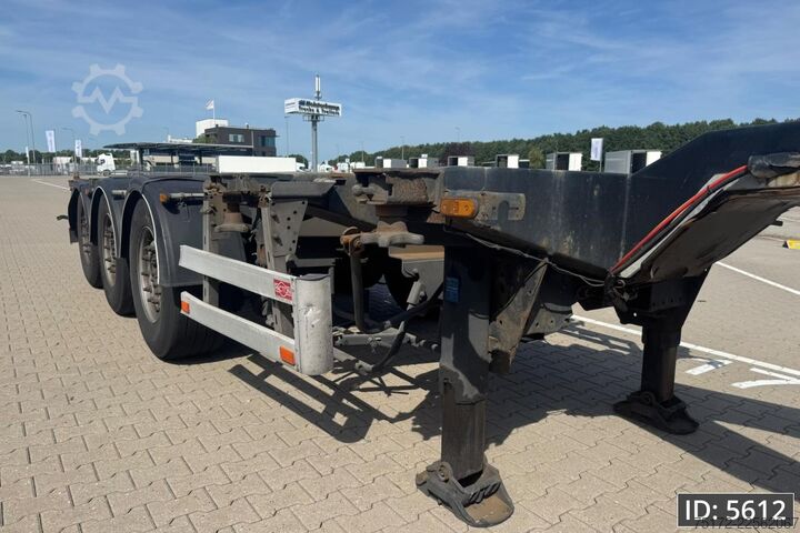 Konténerszállítás Pacton TXD 339 Multi / 2x Extandable / Lift axle / NL ...