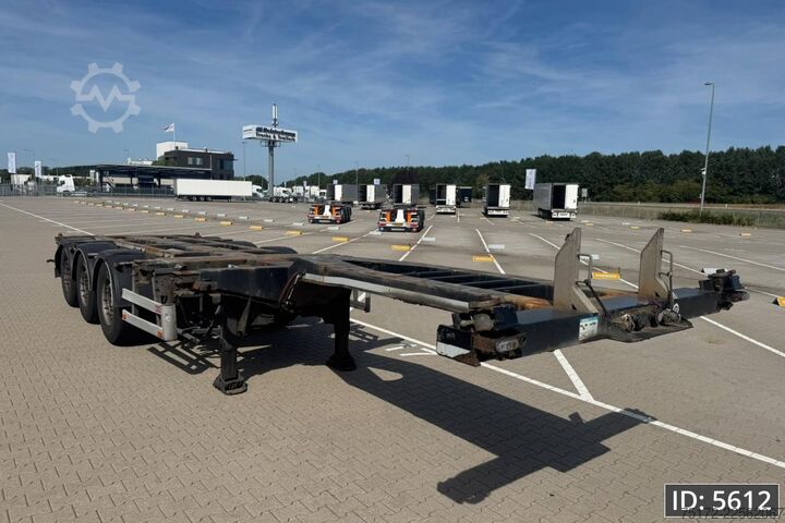 Konténerszállítás Pacton TXD 339 Multi / 2x Extandable / Lift axle / NL ...