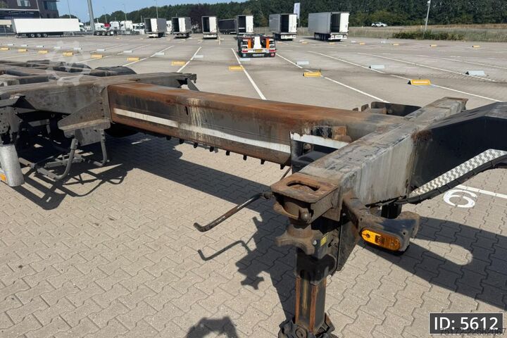 Konténerszállítás Pacton TXD 339 Multi / 2x Extandable / Lift axle / NL ...