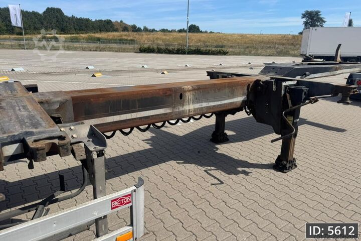 Konténerszállítás Pacton TXD 339 Multi / 2x Extandable / Lift axle / NL ...