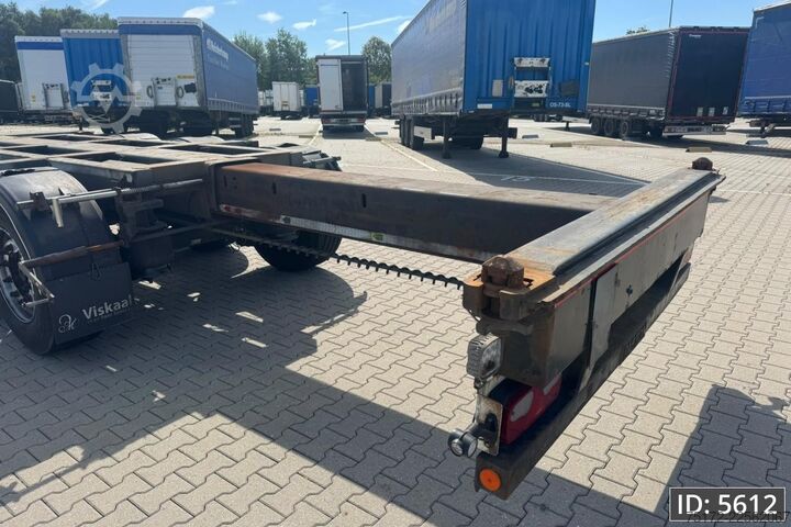 Konténerszállítás Pacton TXD 339 Multi / 2x Extandable / Lift axle / NL ...
