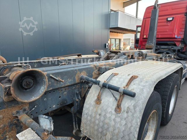 Kroklastebil MERCEDES-BENZ Aufbau Meiller Abroller RK 20.67 / Haken Hook
