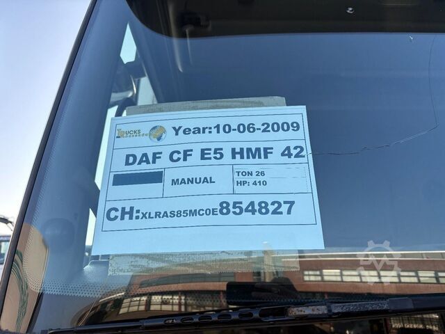 Kraana veoauto DAF CF 85.410 + HMF 42 TON + REMOTE + 6X2 + EURO 5 ...