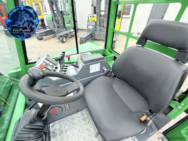 चार-तरफ़ा फोर्कलिफ्ट Combilift CB4000 GAS TRIPLEX 6800 POSITIONER CABIN