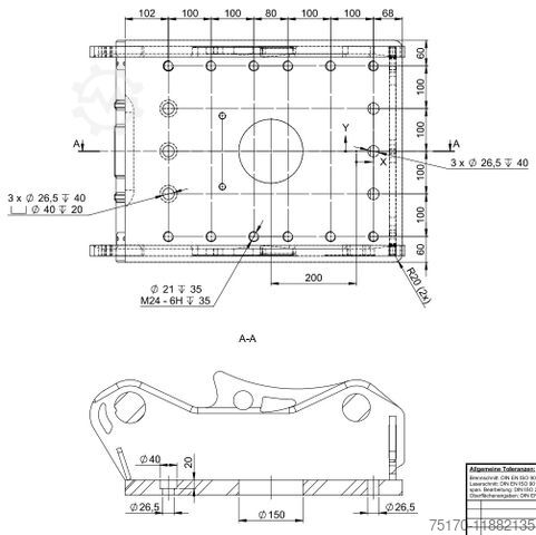 Други  OilQuick OQ65 Adapterplatte für Westtech & mehr