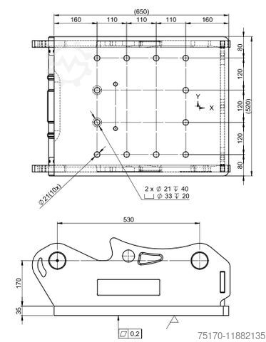 Други  OilQuick OQ65 Adapterplatte für Westtech & mehr