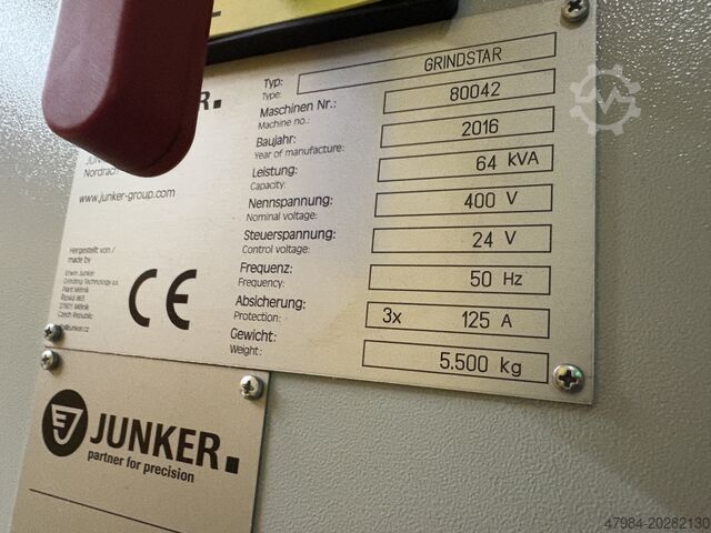 Sylindrisk slipemaskin Junker GRINDSTAR