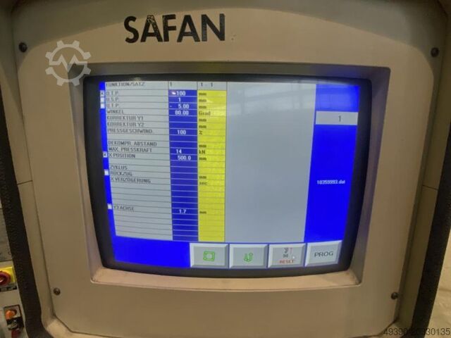 Prensa dobradeira servo, máquina de dobrar matrizes com comando CNC de 4 eixos, prensa dobradeira SAFAN SMK-P 50-2550 TS1