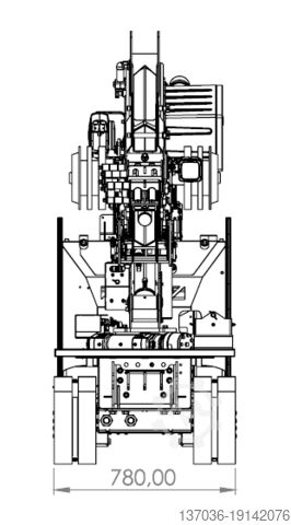 Mini crane XM1200 - Lifting capacity 150 Befard XM1200