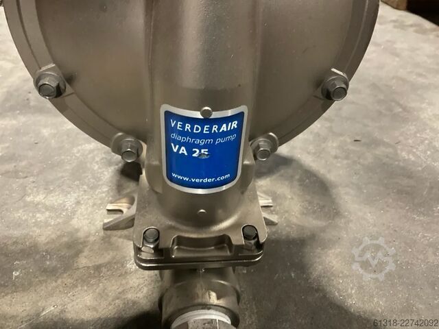 משאבת דיאפרגמה כפולה מופעלת באוויר (AODD) Verderflex VA25S-A01AS2SSSSPTPT