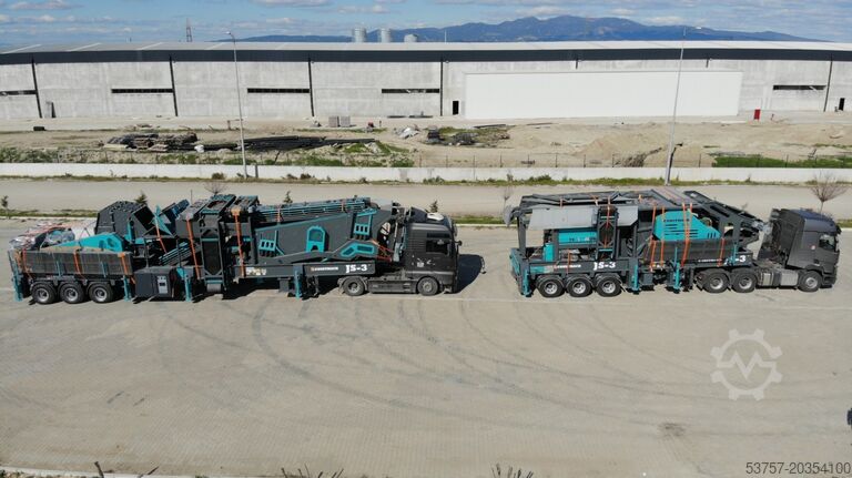 Færanleg mulningarverksmiðja Constmach Mobile Crushing Plant Mobile Crushing Plant 120-150 tph JS-2