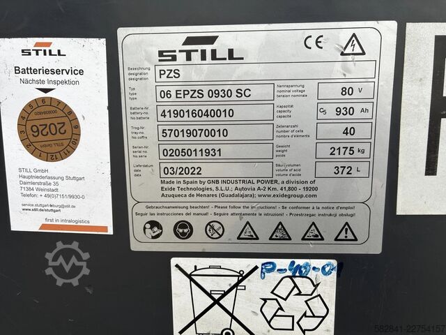 Elektrický čtyřkolový vysokozdvižný vozík STILL RX 60-40