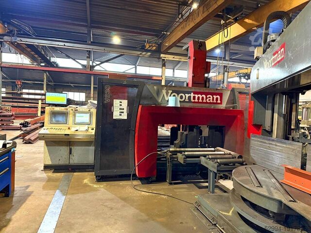 Bore- og savlinje Voortman 1250 x 500 mm drill saw line