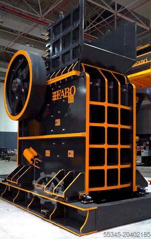 Attrezzatura di frantumazione / frantoio a mascelle FABO Jaw Crusher stone crushing machine 320-600 t/h