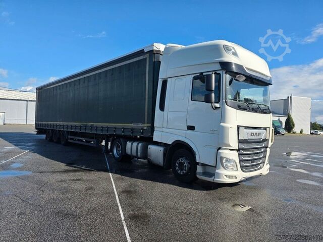 Тягач большого объема DAF XF 480 SSC, Traxon, Standklima, Klima-Automat