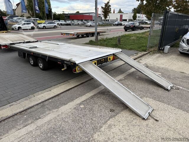 Trailer pengangkut mobil  Kegger KG 30.48S 4,8m Kippanhänger Auffahrrampe
