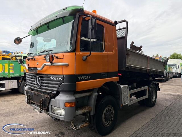 Sklápěč Mercedes-Benz Actros 1831 4x4 Naafreductie, Bladgeveerd, EPS,...