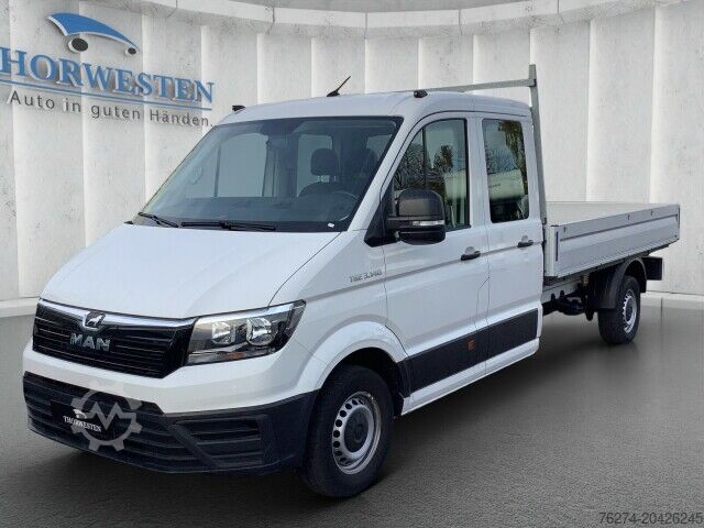 Kombi vozilo sa dvostrukom kabinom MAN TGE 3.140 DOKA PRITSCHE AHK DAB Anhängelast 3,0T