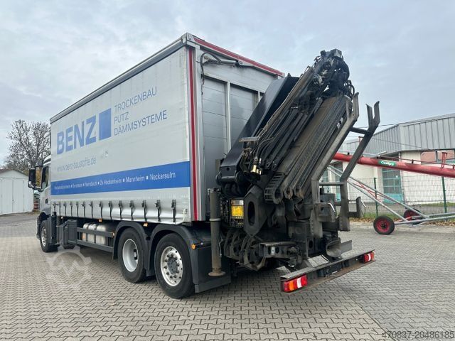 LKW mit Pritsche & Plane MERCEDES-BENZ Antos 2543 6x2 / Palfinger PK 34002 + Jib + Funk