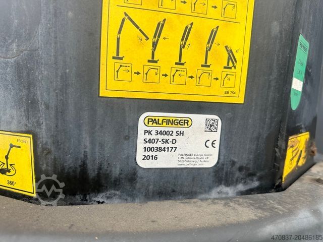 LKW mit Pritsche & Plane MERCEDES-BENZ Antos 2543 6x2 / Palfinger PK 34002 + Jib + Funk