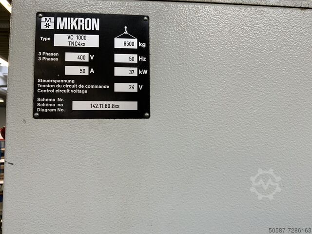 Fräsmaschine Mikron VC1000 VC 1000