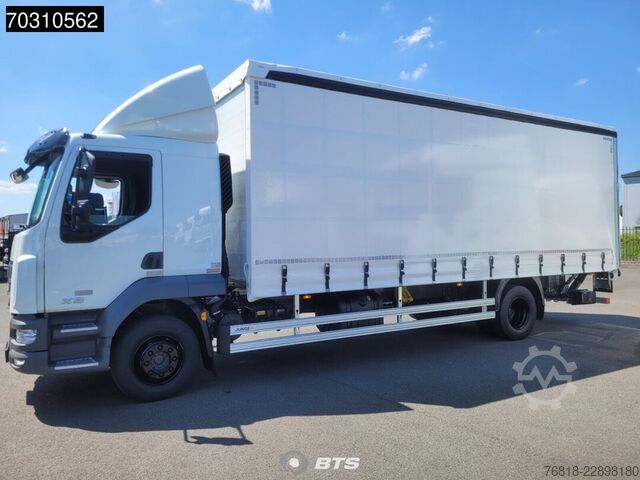 Camión plataforma con toldo DAF XB 260 4X2 FA VDC 16t - Kundenspezifikation Curt