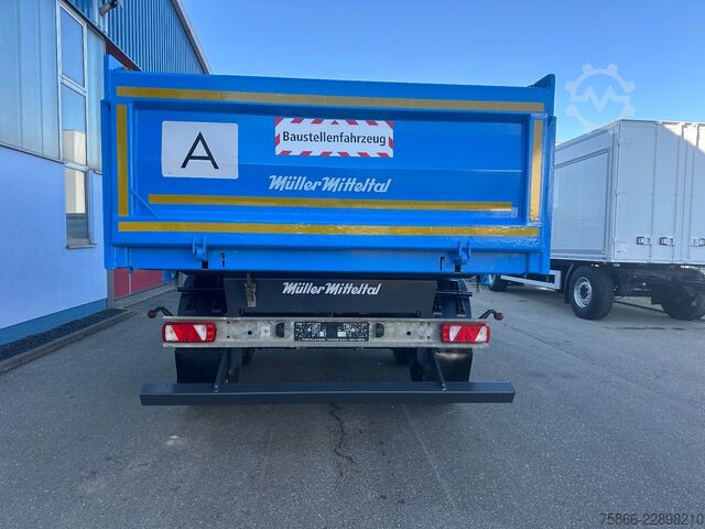 Kolmepoolne kallurhaagis MÜLLER-MITTELTAL TA-2 Tandem 3 Seiten Kipper