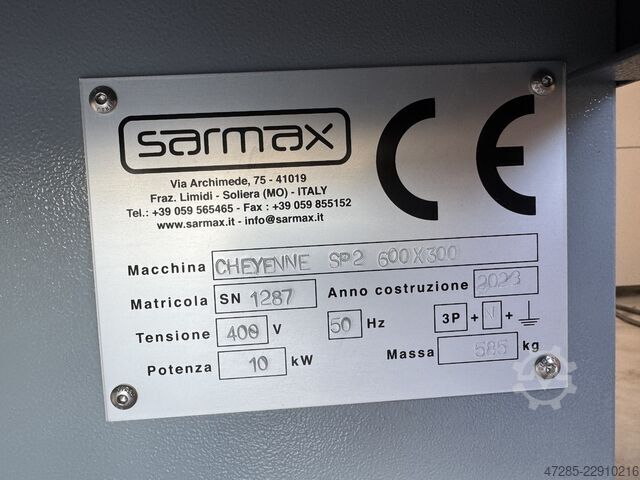 Estructuradora de doble cabezal Sarmax Cheyenne SP2 600