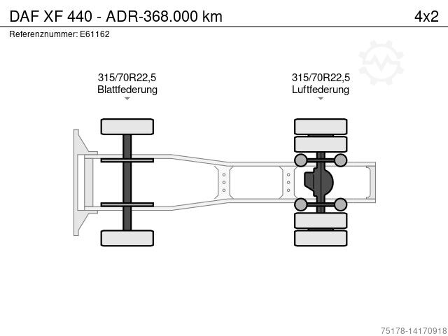 Sonstige Daf XF 440 - ADR-368.000 km