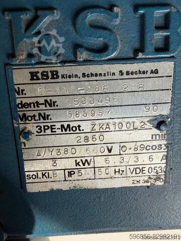  KSB ETABLOC-G 32-160/302.2 KSB ETABLOC-G 32-160/302.2