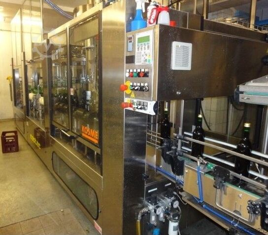 Триблоков изплакващ-пълнител-запечатващ механизъм 20/20/3/3 KOSME/KRONES SRV20/6/20/3/3