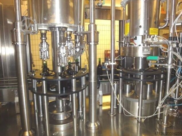 Триблоков изплакващ-пълнител-запечатващ механизъм 20/20/3/3 KOSME/KRONES SRV20/6/20/3/3