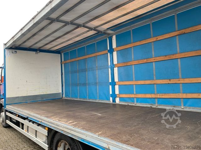 Camião plataforma com lona MERCEDES-BENZ Antos 1830 L_ hydr. Wingliner_7,30m_ AHK_EURO6