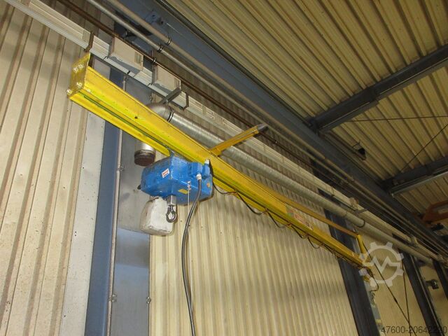 Cần cẩu xoay tường Palăng xích cần cẩu xoay Vetter UW Demag Drehkran Hallenkran Kran Wandschwenkkran L 6m NL 250Kg Kettenzug