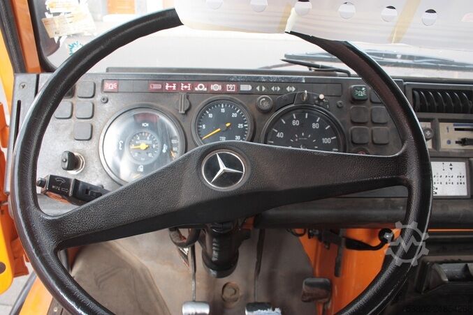 Unimog Klaus Bagger Frontlader Mercedes-Benz Unimog U424/U1000