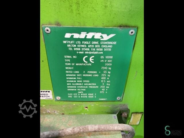 Hebebühne Nifty Lift 