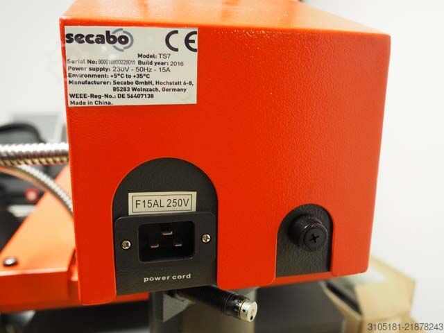 Máquina de impressão / prensa de transferência Secabo TS7